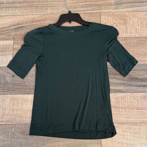 Banana Republic Forest Green Short Sleeve Top